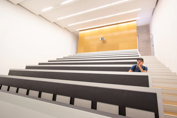 Lecture hall at Bocconi University, Milan