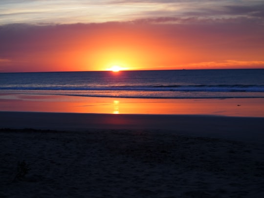 seashore at sunset in South West Rocks Australia
