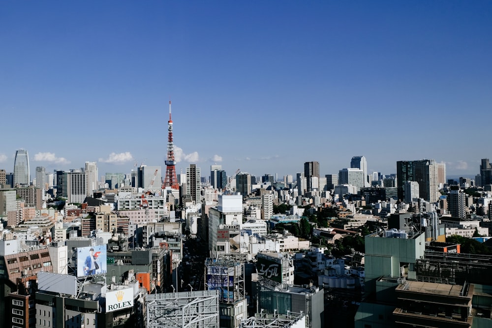 high-rise buildings under blue sky