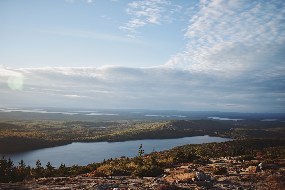 landscape photo of a lake