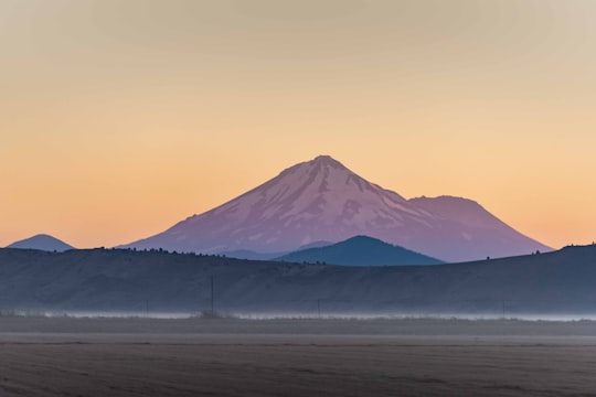 landscape photo of a mountain in Mount Shasta United States