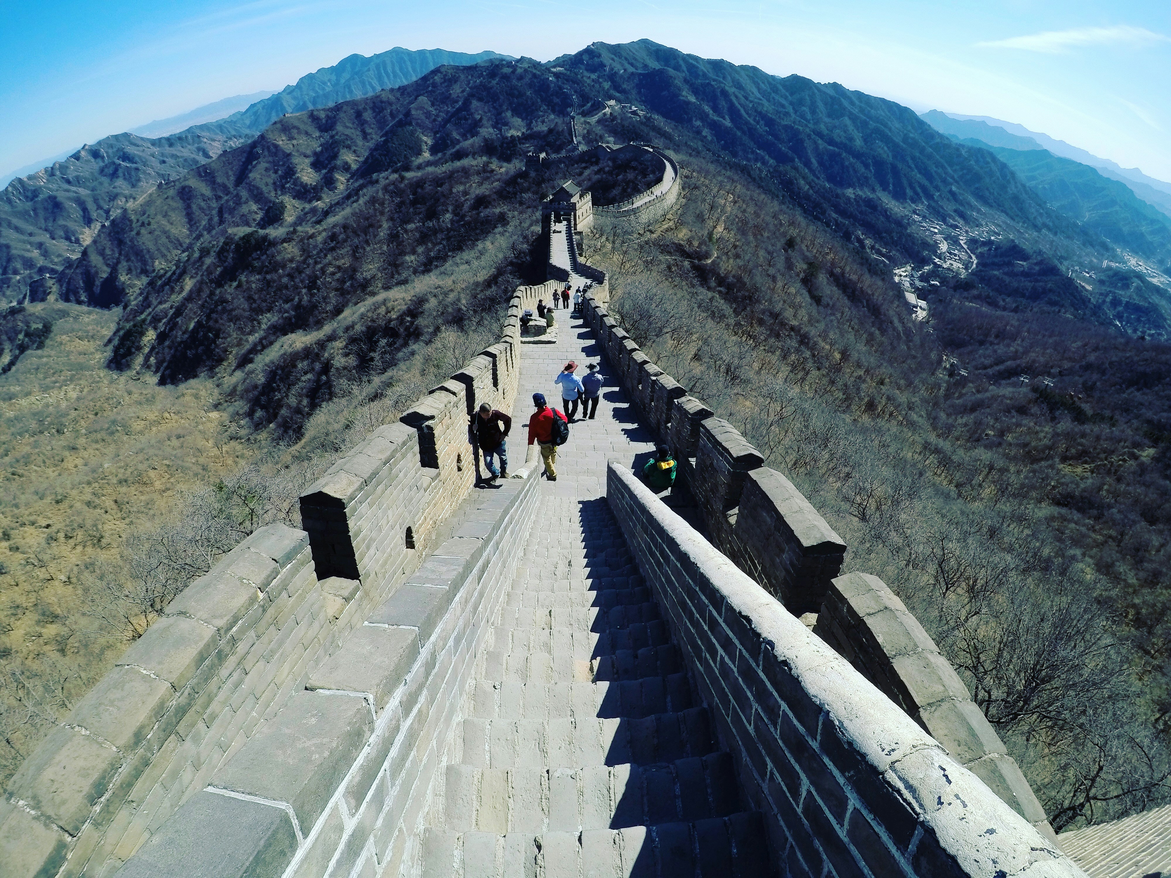 landscape of the Great Wall of China