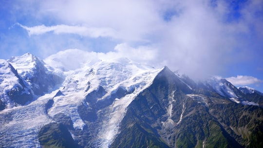 snow-covered mountain in Mont Blanc France