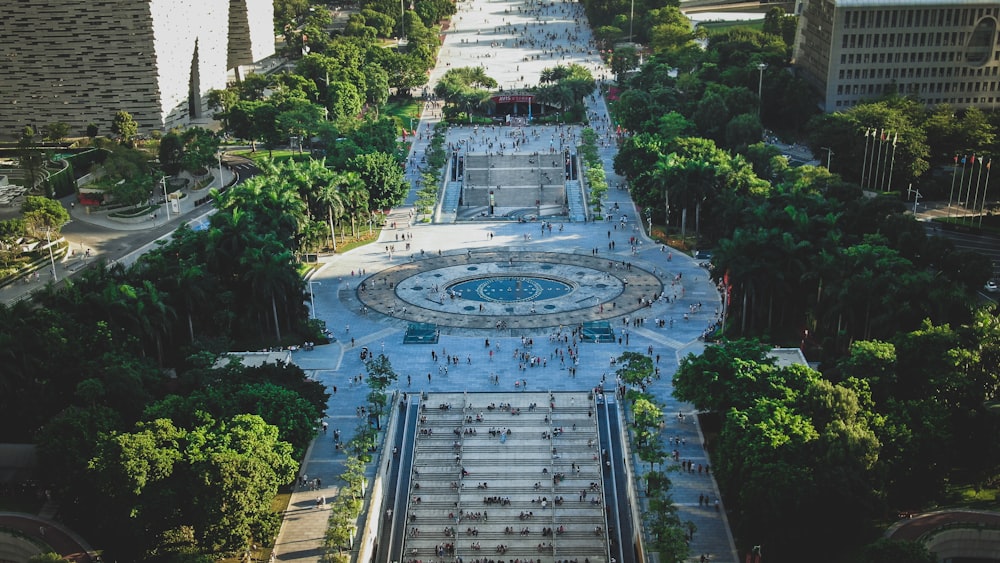 aerial photo of New York Central Park