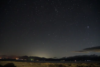 A clear night sky filled with stars above the quiet Catskill Haven retreat.