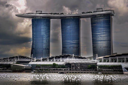 Marina Bay Sands Skypark in Merlion Park Singapore