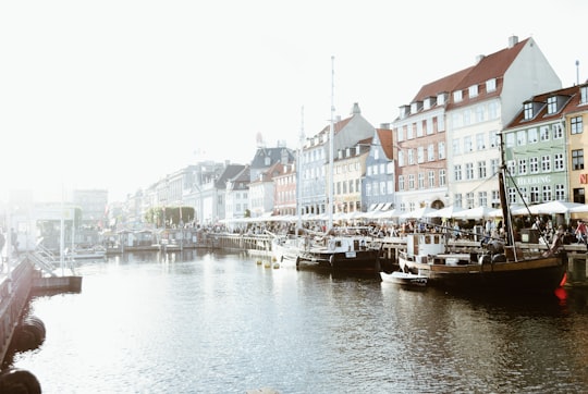 boats on body of water near buildings in Nyhavn 17 Denmark