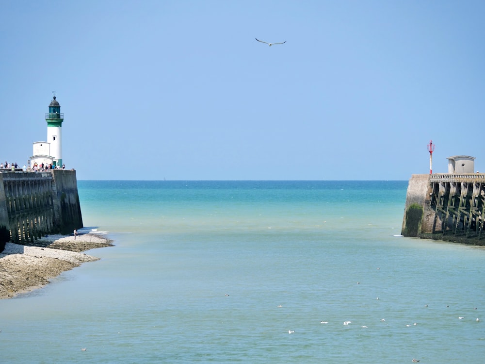 white lighthouse