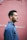 men's blue jacket