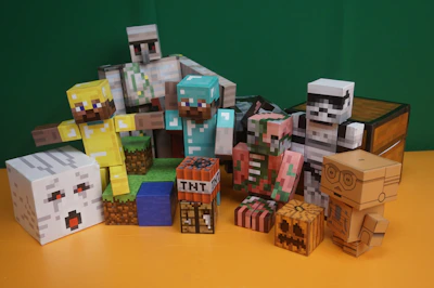 Minecraft toy lot