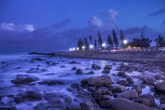 stones near water in Mossel Bay South Africa