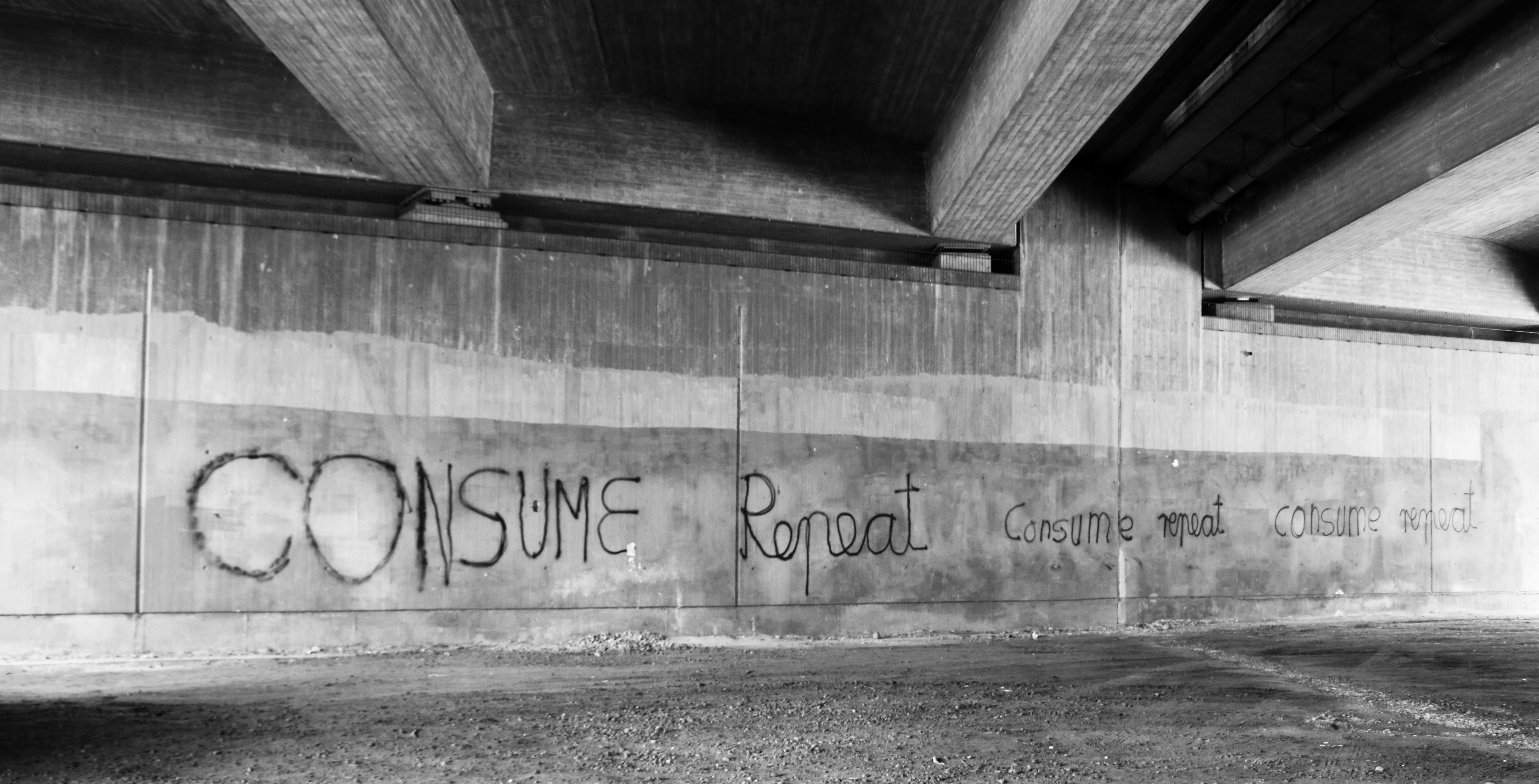 consume repeat wall art