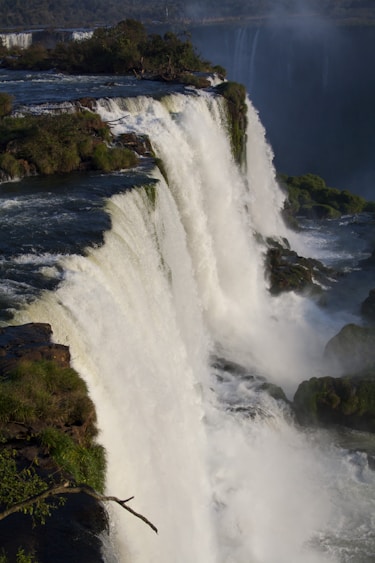 photo of waterfalls during daytime