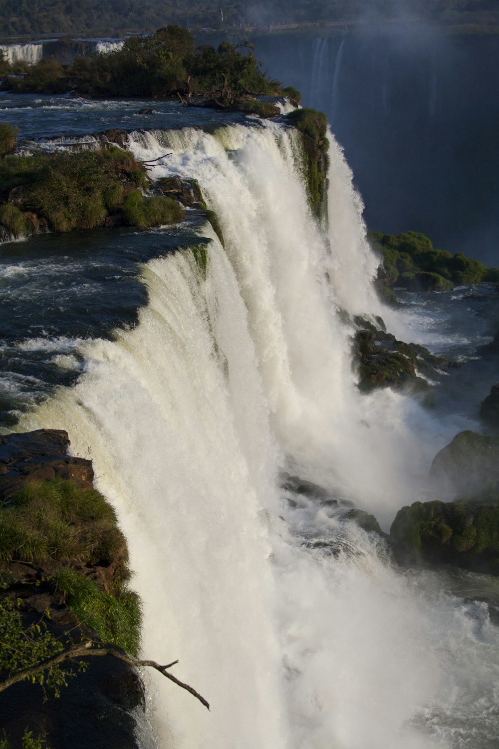 photo of waterfalls during daytime