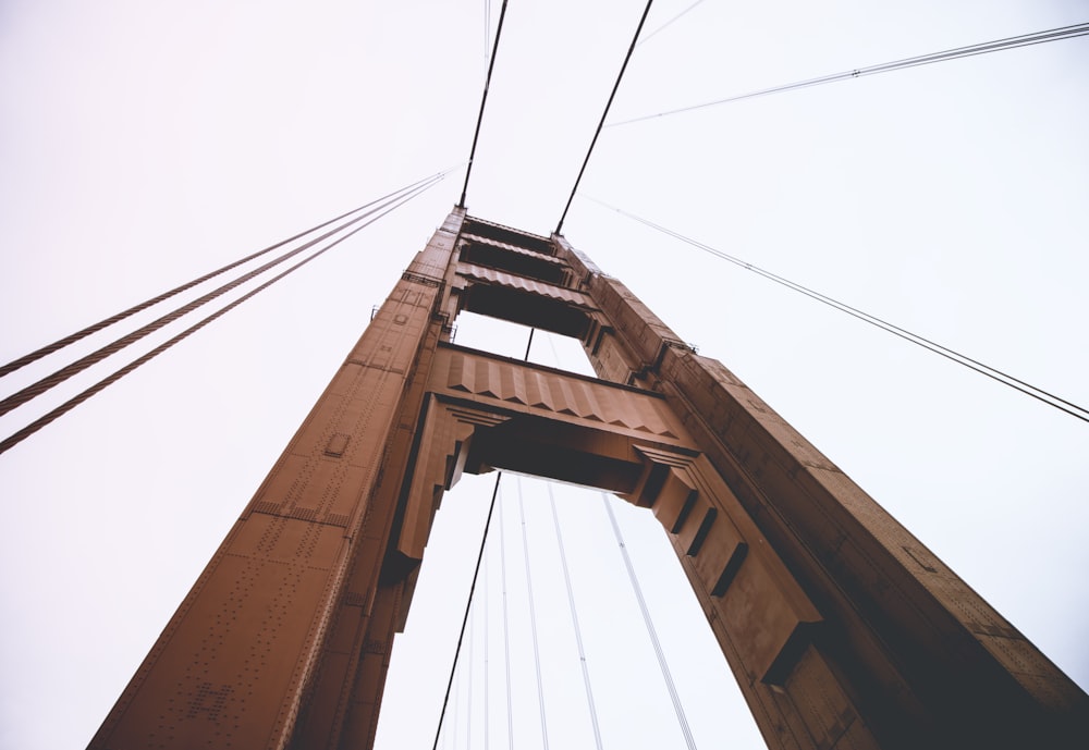 red suspension bridge