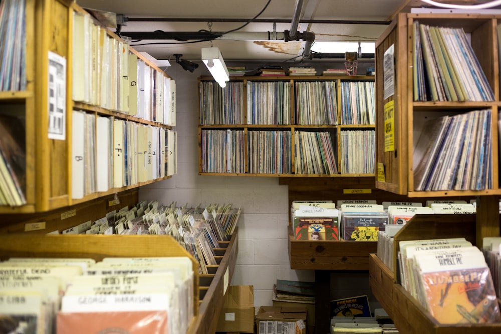 room of assorted comic book collection