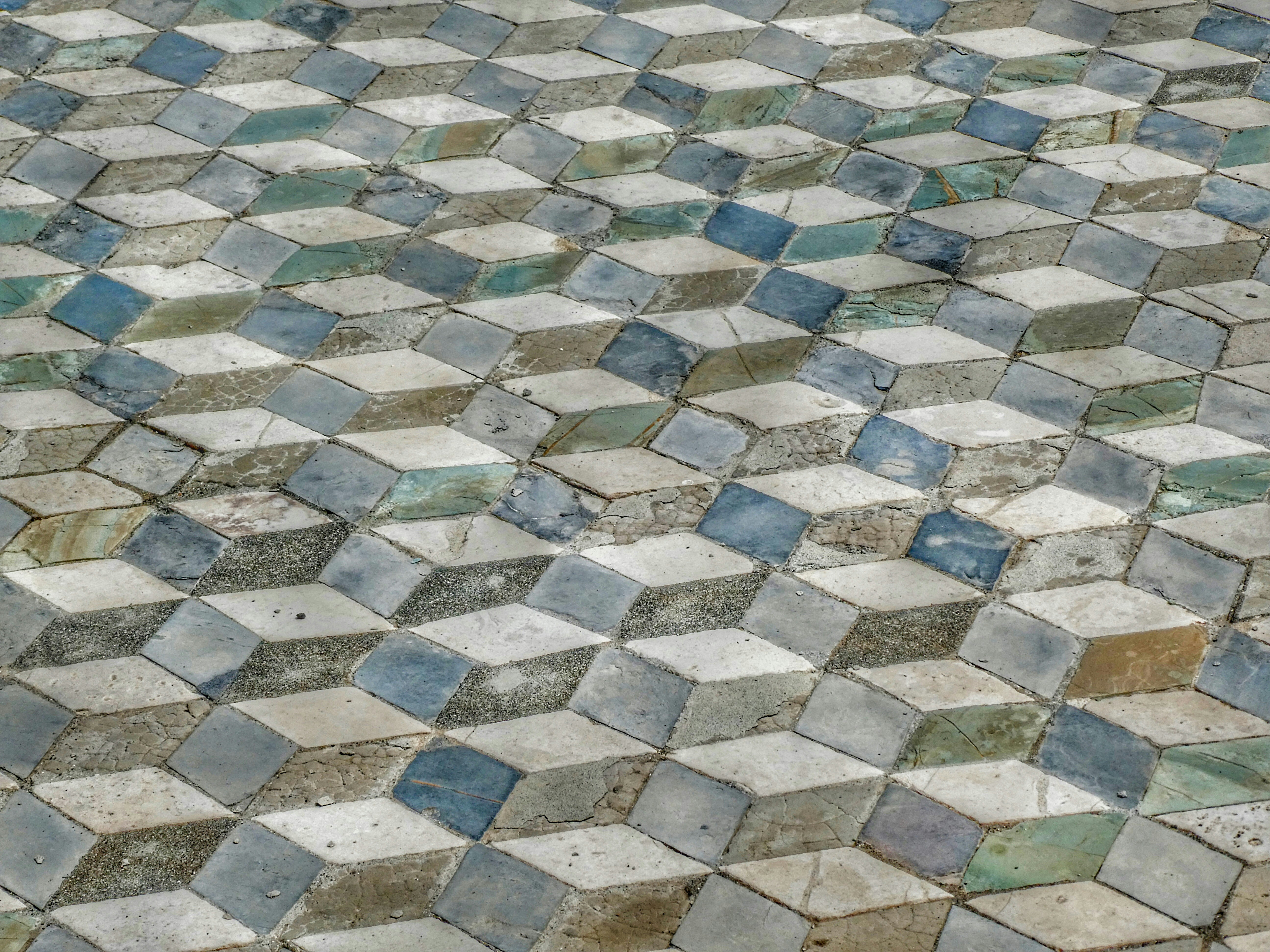 Incredible to think that this flooring was hidden under volcanic ash, after the eruption of Mount Vesuvius. Discovered in Pompeii this beautiful flooring shows just what a beautiful city this once was. I was fascinated at the intricacies of it.