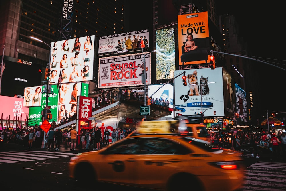 Time Square, New York di notte