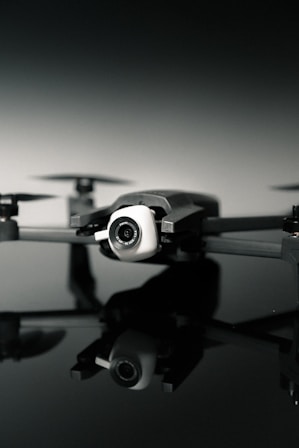 black DJI Mavic Pro quadcopter