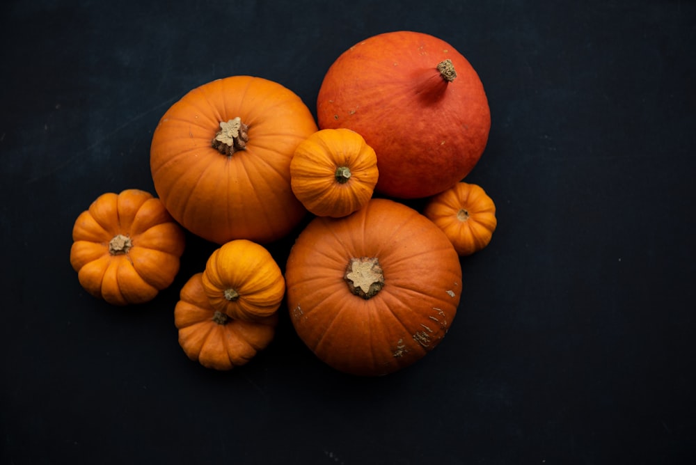 orange pumpkins