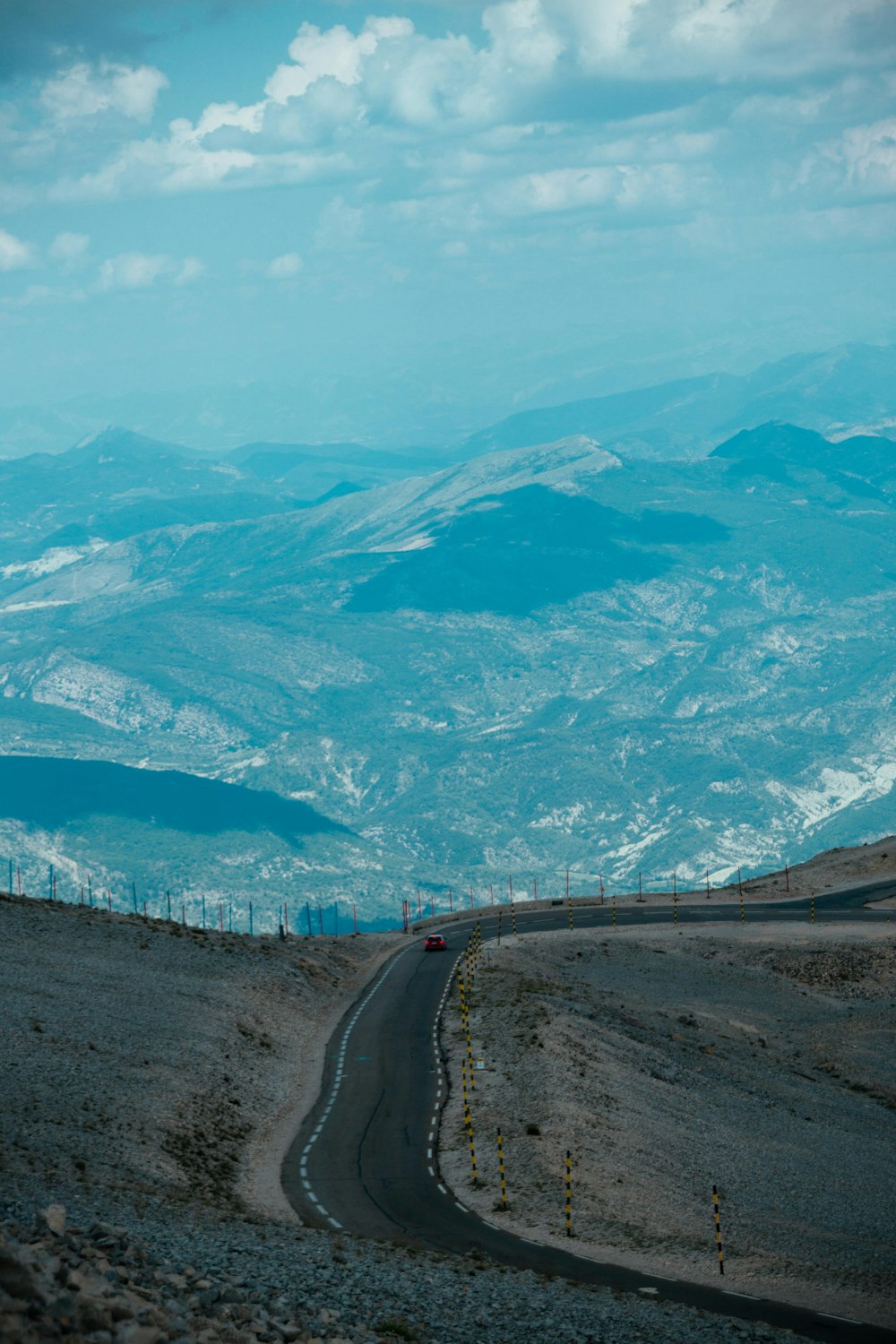 aerial photography of road