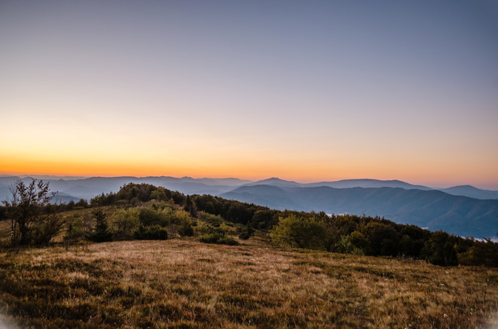 landscape photography of mountain