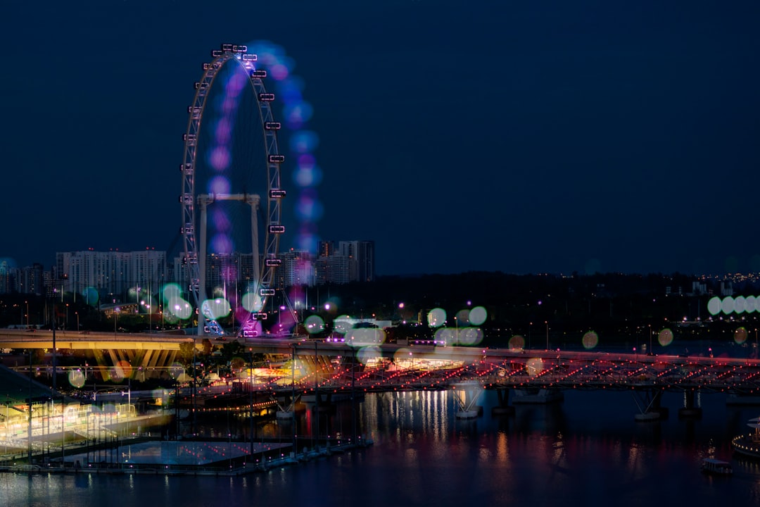 Landmark photo spot Singapore Flyer Tan Teng Niah