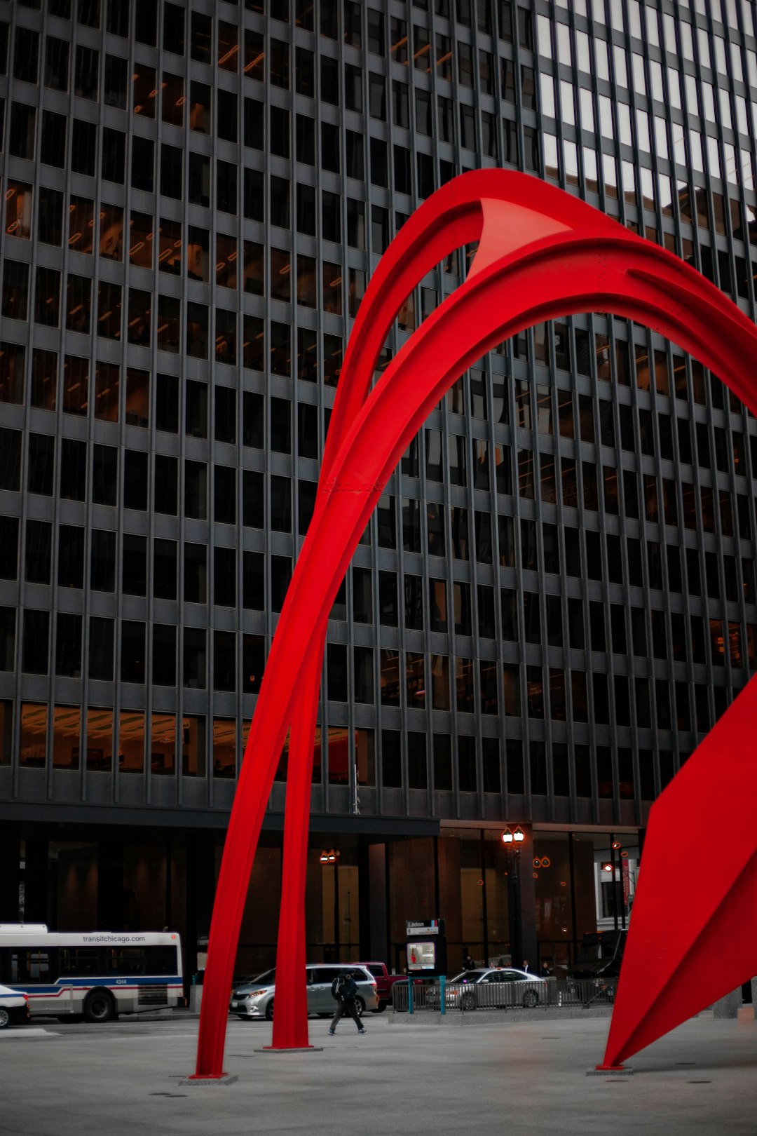 Landmark photo spot Calder's Flamingo Wrigley Building