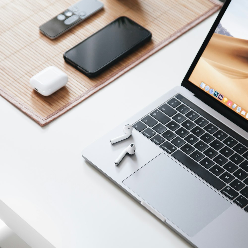 Apple AirPods on MacBook Pro