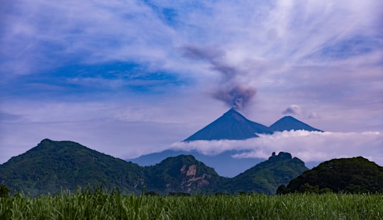 view of mountain during daytime in Volcán de Fuego Guatemala