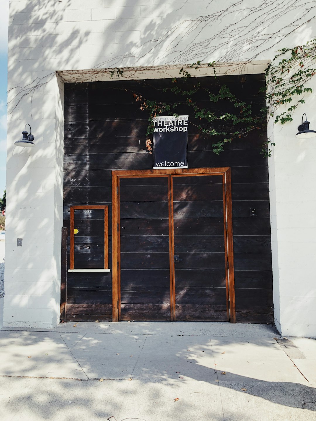 photo of black and brown door