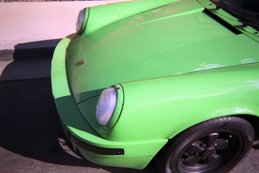 green car