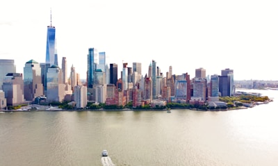 A panoramic shot of Miami's waterfront commercial properties.