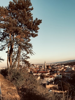 A serene view of Kinshasa cityscape at dawn, symbolizing the technique's origin
