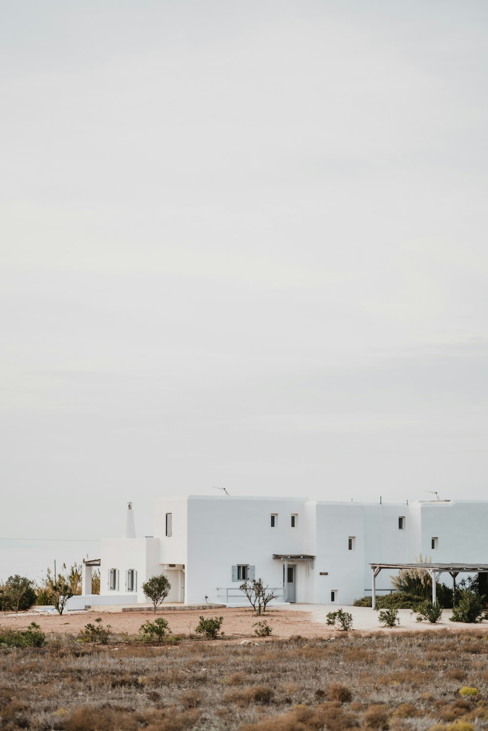 white concrete house at daytime
