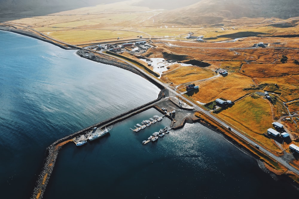 yacht marina at the countryside