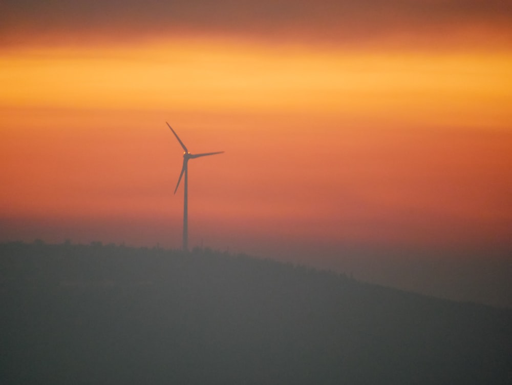 gray wind turbine