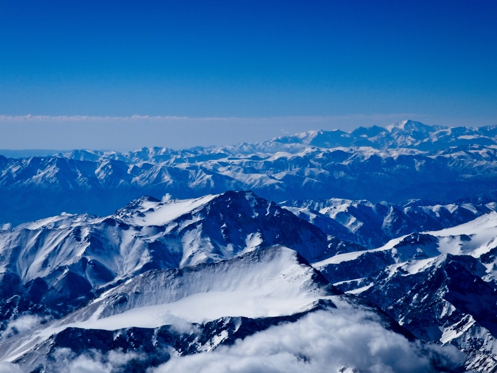 gray and white snowfield mountains