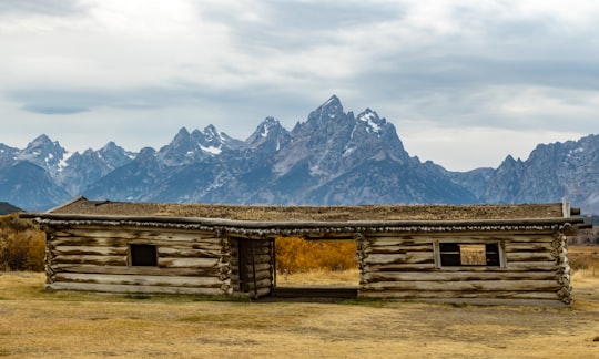 view of barn during daytime in Grand Teton National Park United States