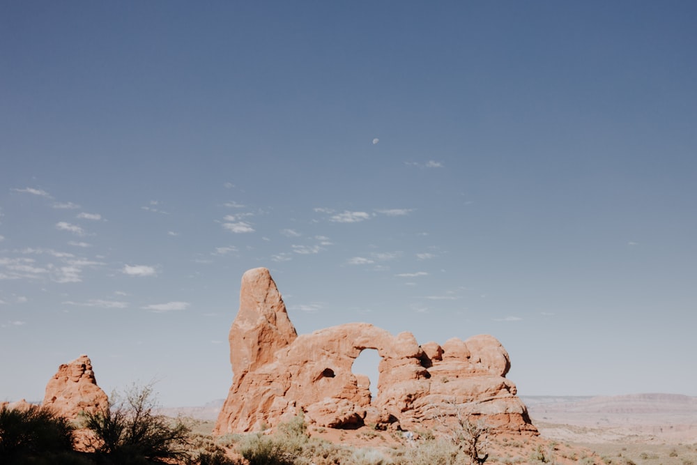 brown stone landmark