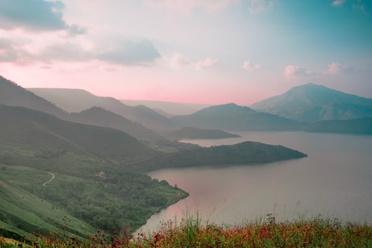 photo of Samosir Reservoir near Air Terjun Sipiso Piso