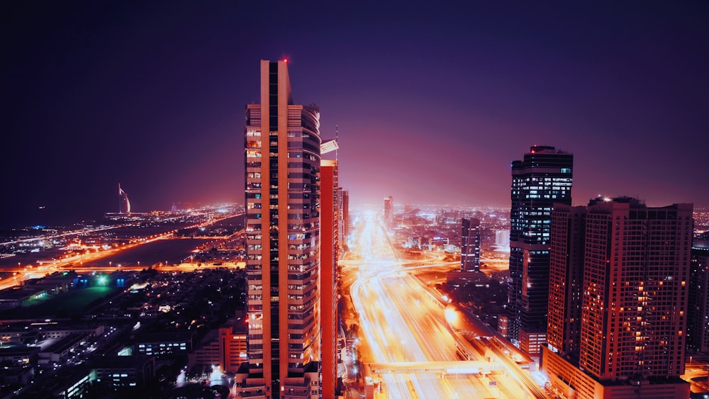 time lapse photography of cars on road