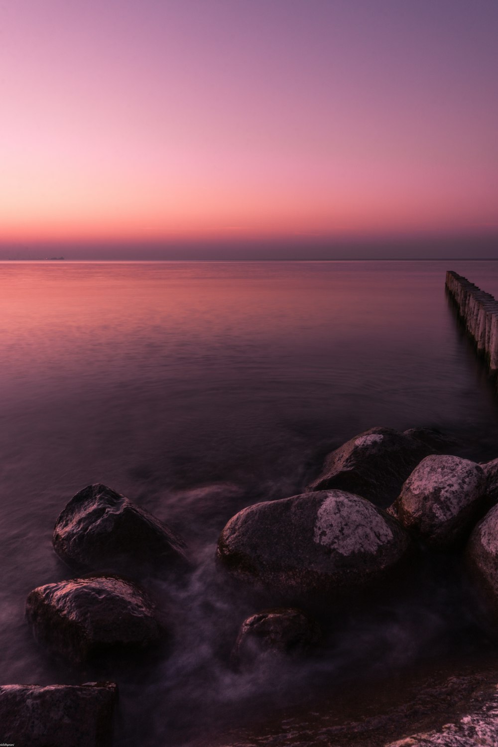 stones on water