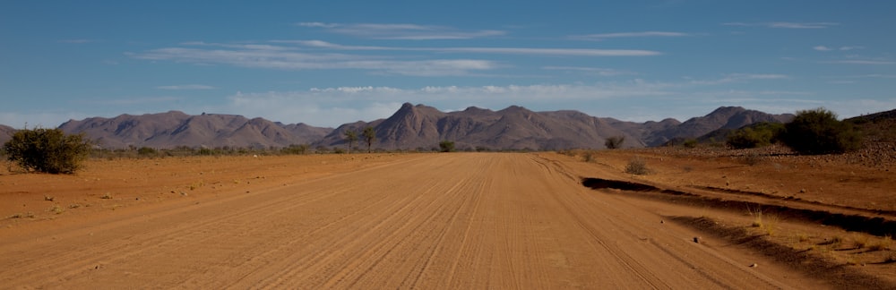 view of dry land through mountain