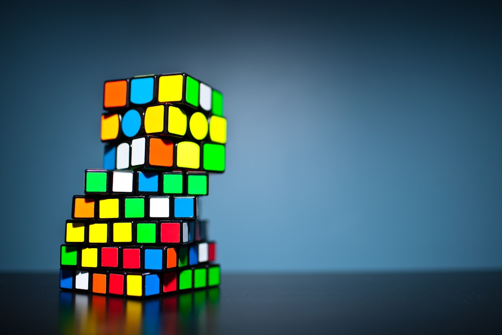 multi-color rubicks cube
