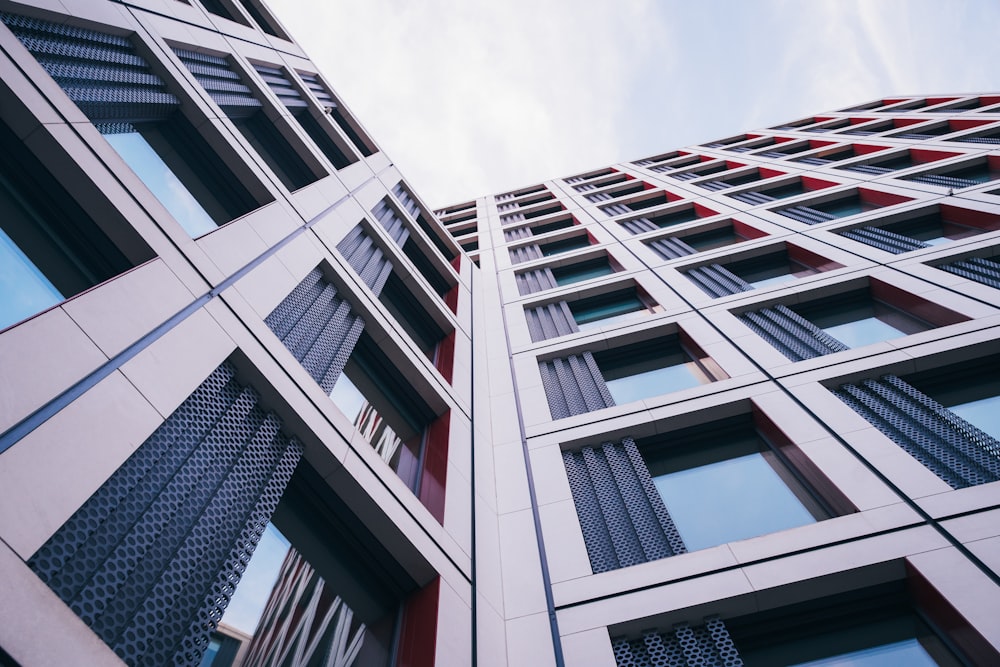 worm's eye view of building