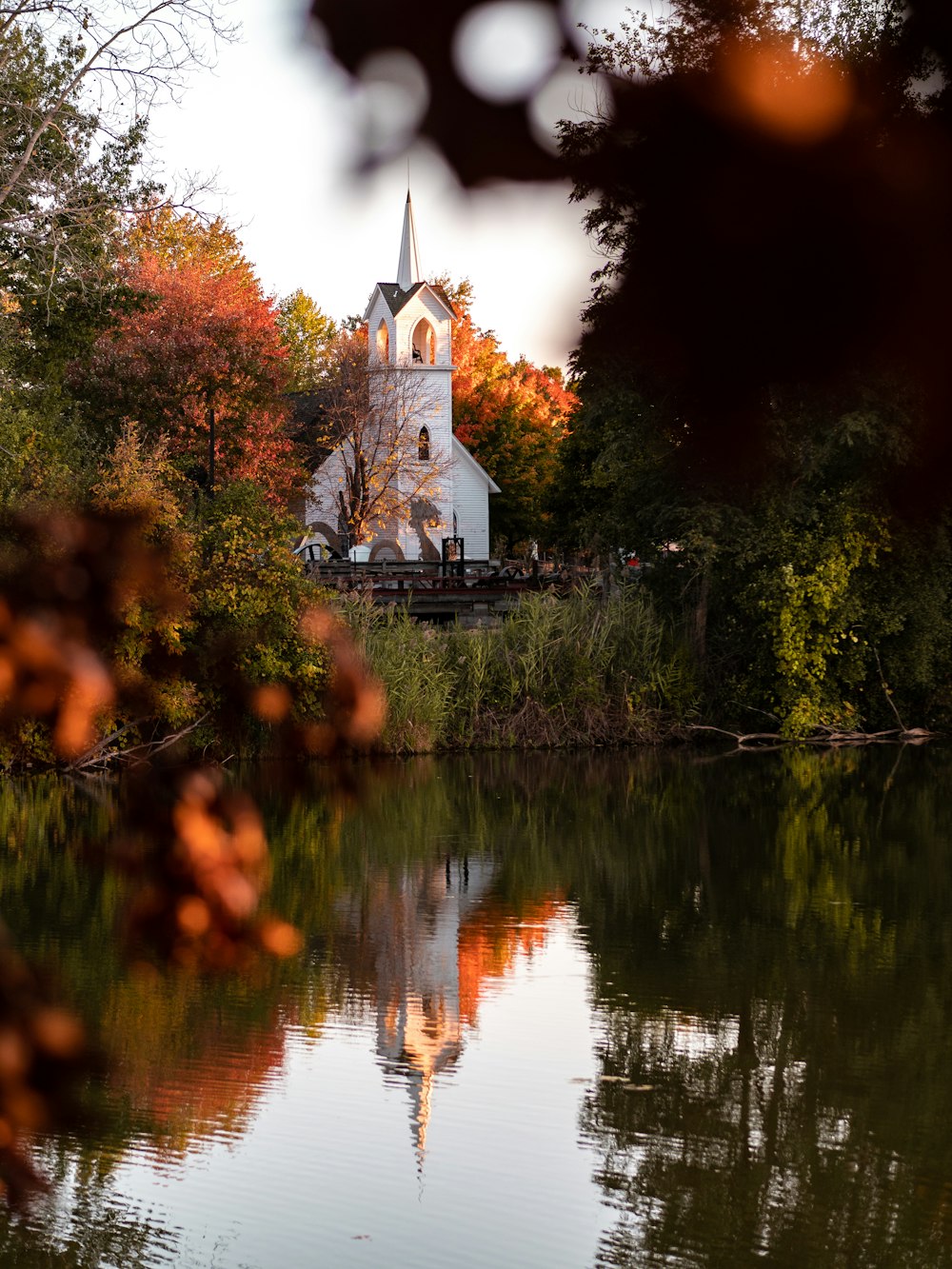 church in forest