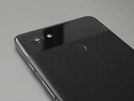 A close-up of a gently used smartphone showing its clean, well-maintained exterior.