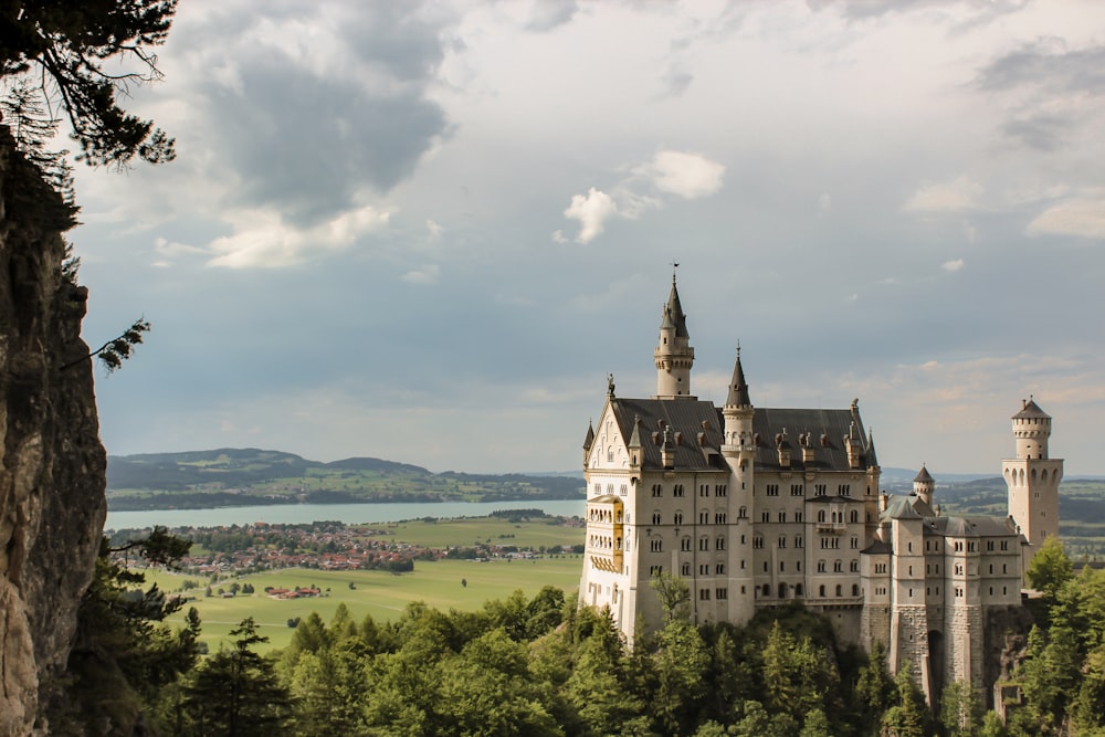 architectural photography of castle