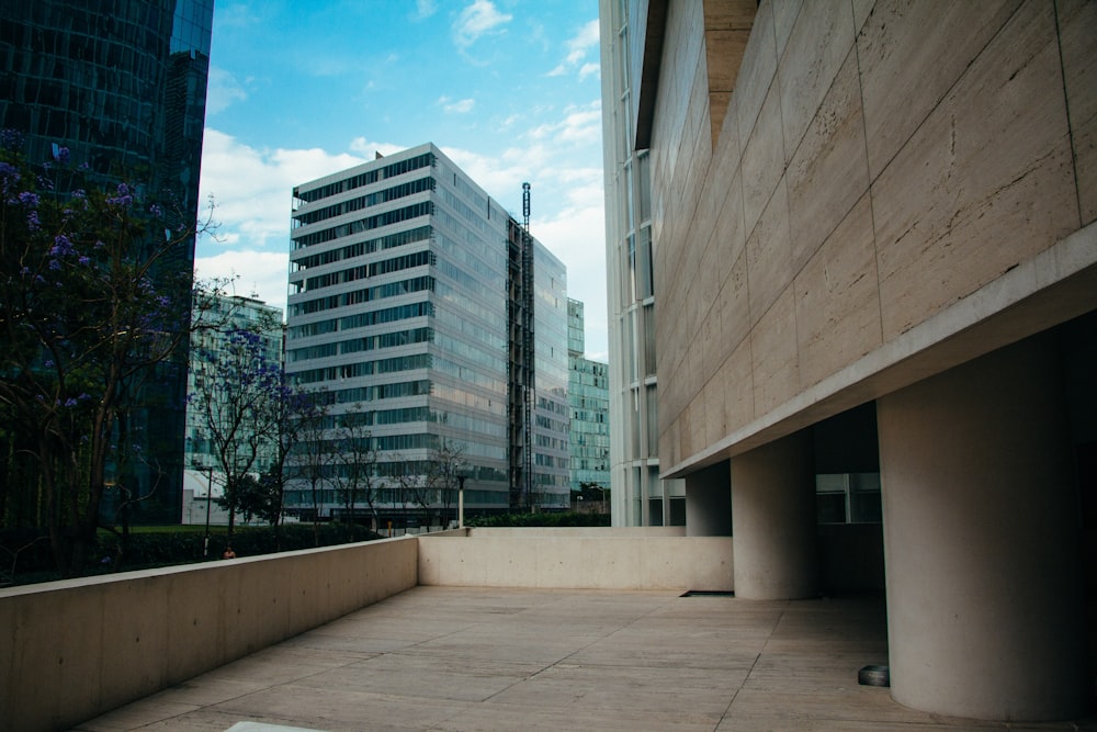 empty concrete platform during daytime